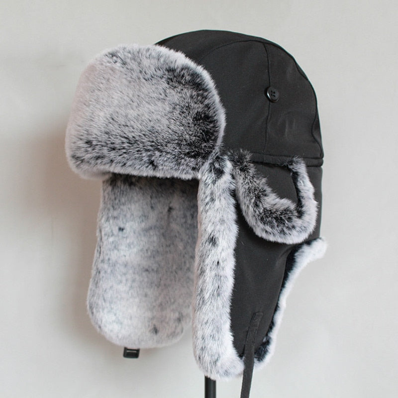 Winter bomber hat