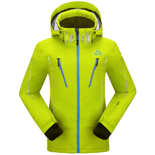 PELLIOT Top Quality Women`s Ski  Waterproof Super Warm Jacket