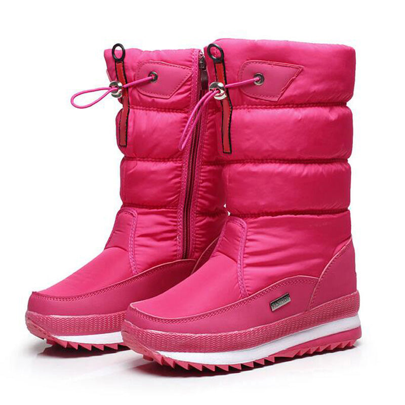 New Women's Boots Platform Winter Shoes Snow Boots