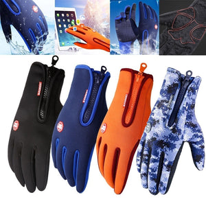 Winter Ski Mens Gloves Women Fashion Black Gloves