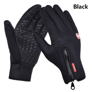 Winter Ski Mens Gloves Women Fashion Black Gloves