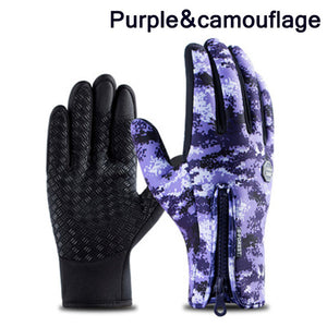 Winter Ski Mens Gloves Women Fashion Black Gloves