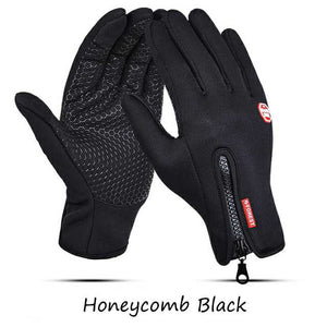 Winter Ski Mens Gloves Women Fashion Black Gloves