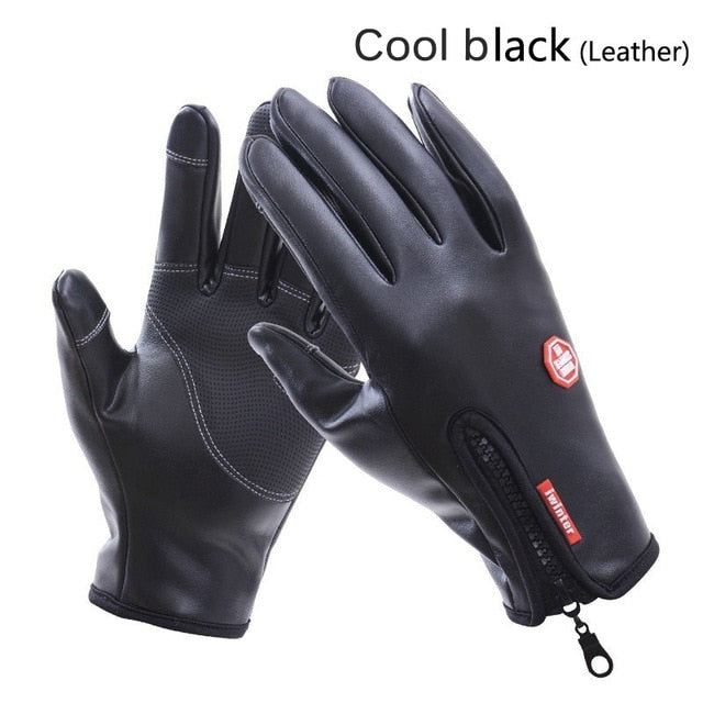 Winter Ski Mens Gloves Women Fashion Black Gloves