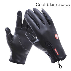 Winter Ski Mens Gloves Women Fashion Black Gloves