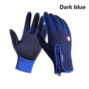 Winter Ski Mens Gloves Women Fashion Black Gloves