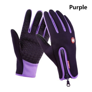 Winter Ski Mens Gloves Women Fashion Black Gloves