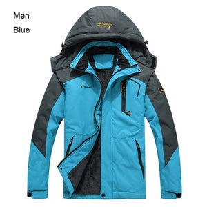 TRVLWEGO Ski Jacket Trekking Women Men Waterproof Fleece