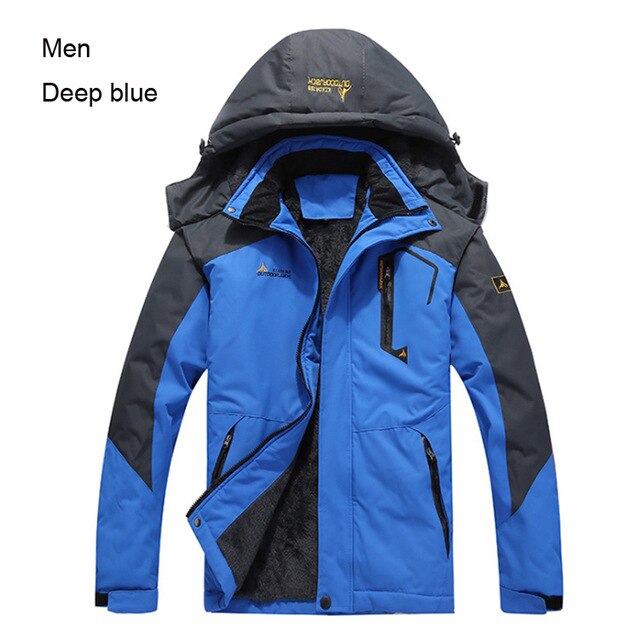 TRVLWEGO Ski Jacket Trekking Women Men Waterproof Fleece