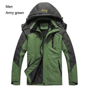 TRVLWEGO Ski Jacket Trekking Women Men Waterproof Fleece