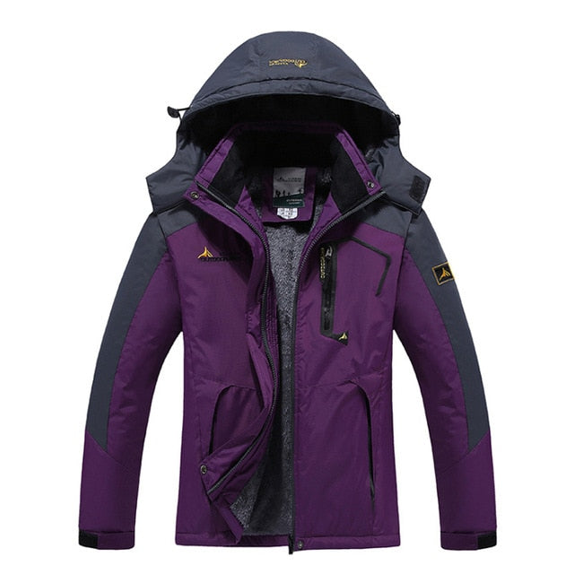 TRVLWEGO Ski Jacket Trekking Women Men Waterproof Fleece