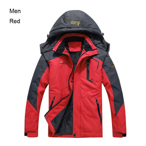 TRVLWEGO Ski Jacket Trekking Women Men Waterproof Fleece