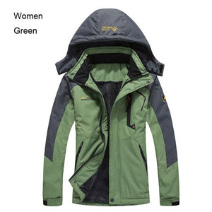 TRVLWEGO Ski Jacket Trekking Women Men Waterproof Fleece