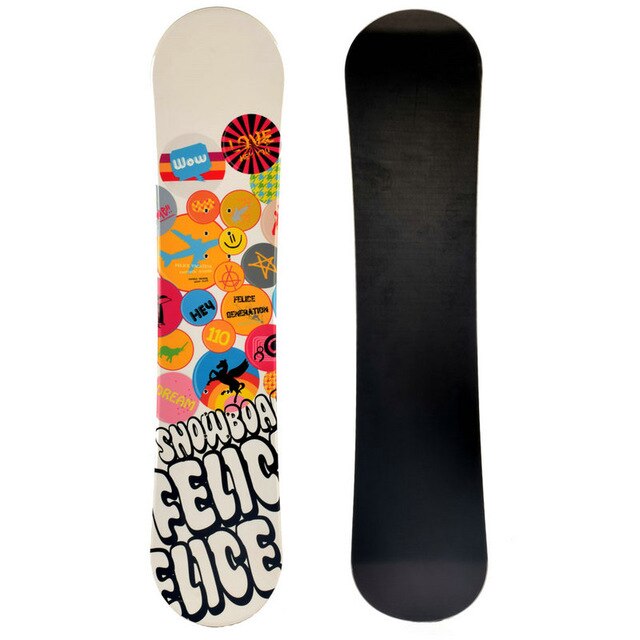 Winter ski board deck professional child 110cm snowboard