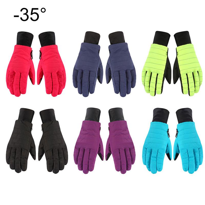 Winter Professional Outdoor Sports Ski Gloves Girls Boys