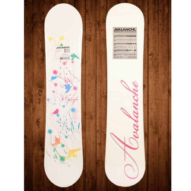 Winter 120cm professional child snowboard white model