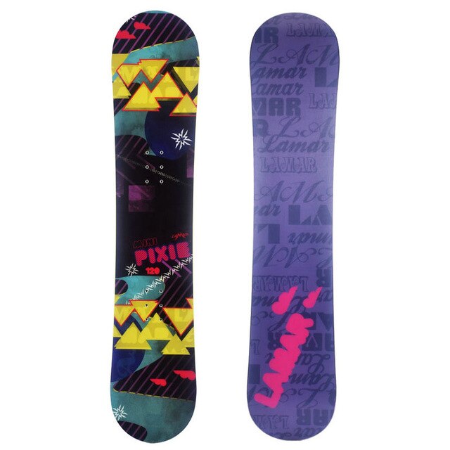 Winter 120cm professional child snowboard purple model