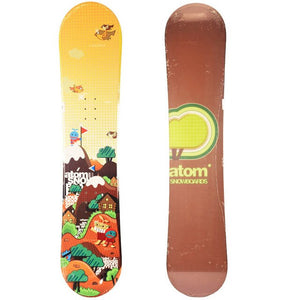 Winter 120cm professional child snowboard brown model