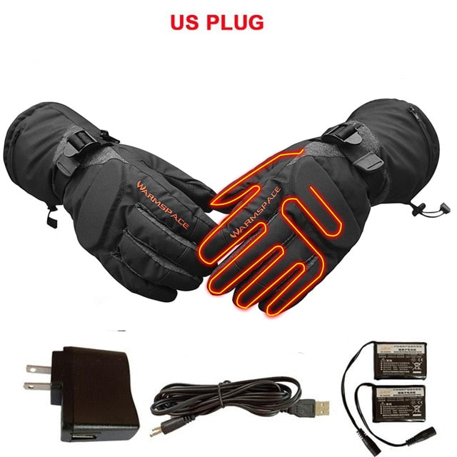 Winter Electric Rechargeable battery Heated Gloves