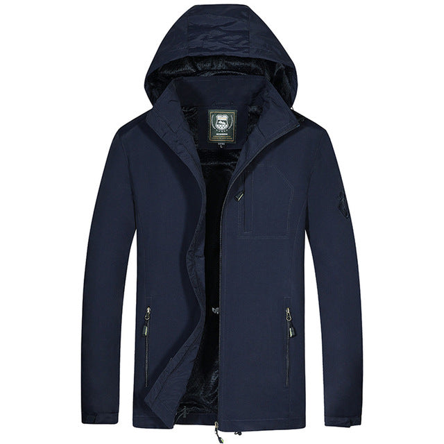 WWKK 2020 New Men's Autumn Winter Waterproof Jacket Men