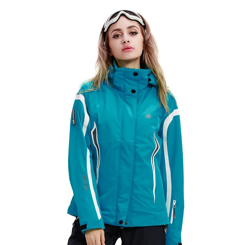 ROYALWAY Women Skiing Ski Jacket Hooded Windproof Mountain Hooded