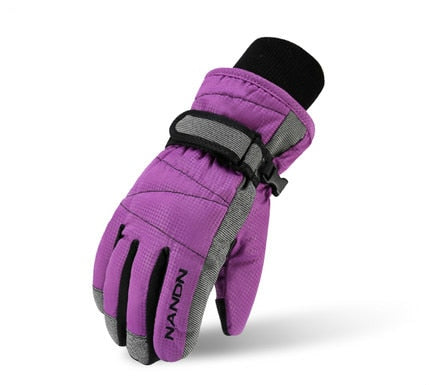 NANDN Winter Outdoor Sports Ski Snowboard Snow Glove Adult Children