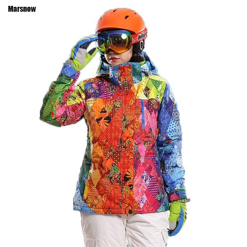 Ski Jacket Female thicken Coat Waterproof Windproof