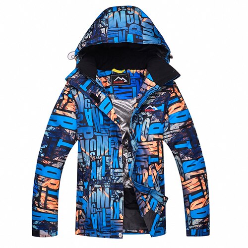 Ski Jacket Men Women Waterproof Fleece Snow Jacket Thermal Coat