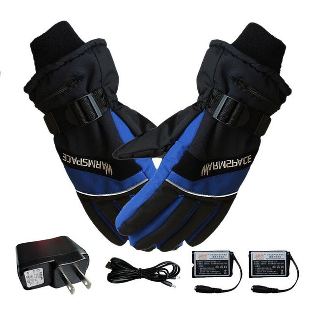 1 Pair Winter USB Hand Warmer Electric Thermal Gloves