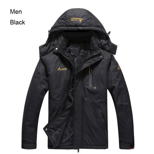 THE ARCTIC LIGHT Ski Jacket Men Waterproof Fleece Snow