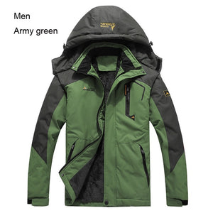 THE ARCTIC LIGHT Ski Jacket Men Waterproof Fleece Snow