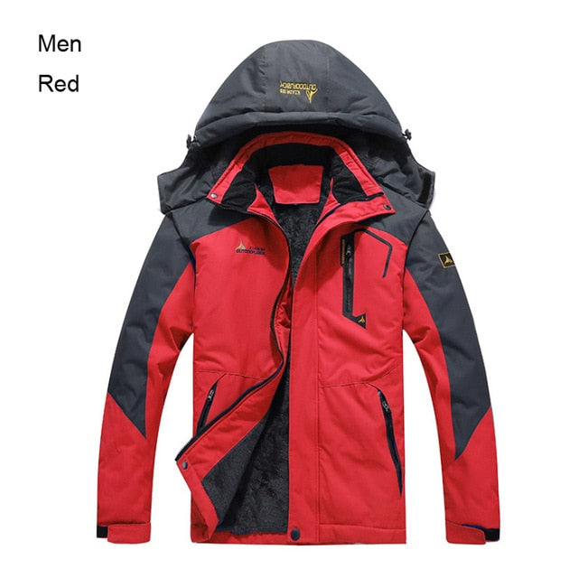 THE ARCTIC LIGHT Ski Jacket Men Waterproof Fleece Snow